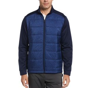 NWT PGA Tour Ultrasonic Print Insulated Puffer Full Zip Jacket | Size: Large